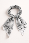 IRIS NOIR Silk Scarf